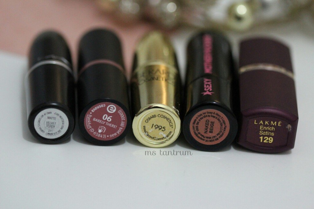 Nude lipsticks for medium/olive skin tones