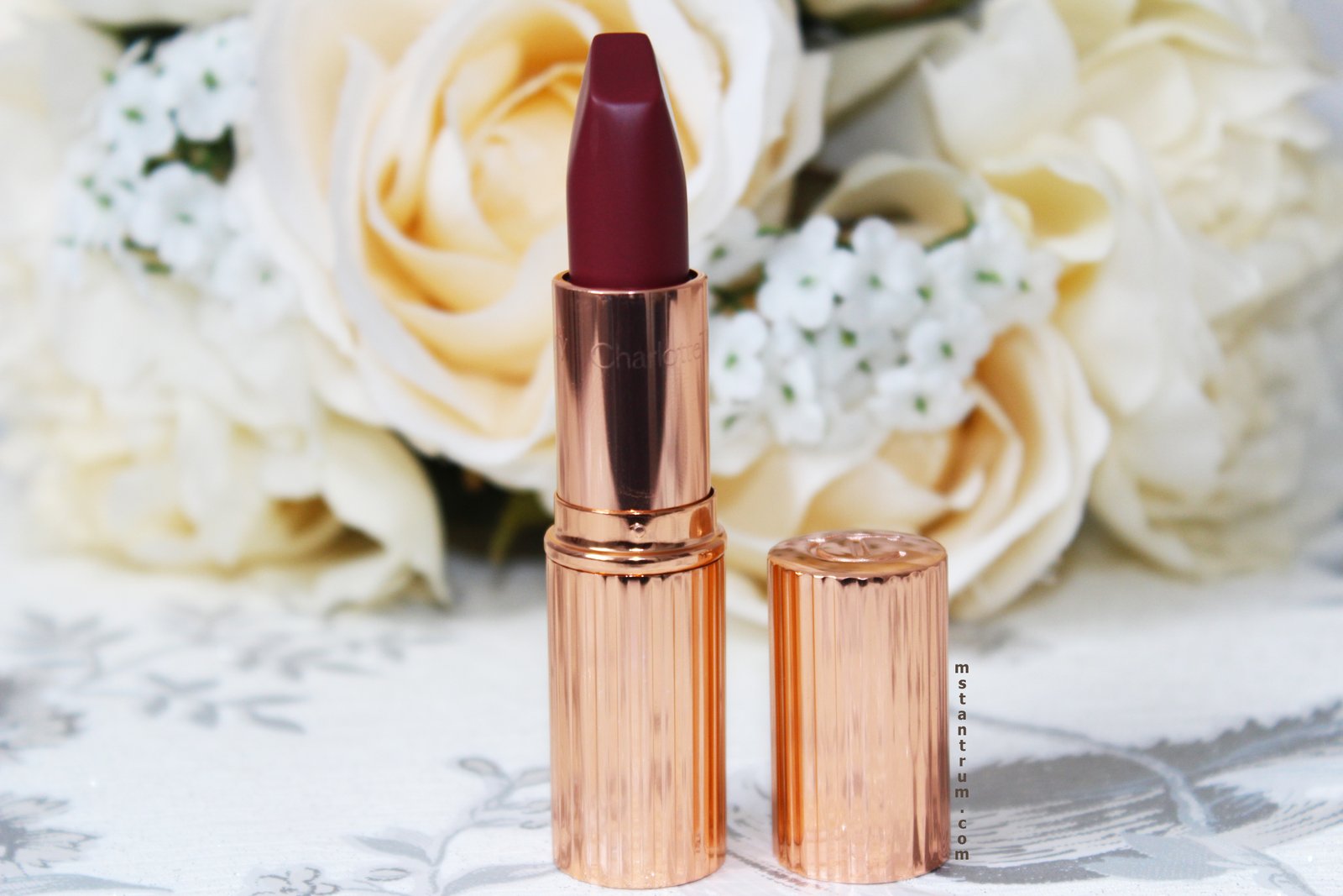Charlotte Tilbury Matte Revolution lipstick in Bond Girl on thatseptembermuse.com