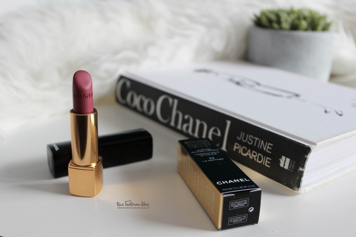CHanel Rouge allure velvet luminous matte lipstick - 34 La Raffinee
