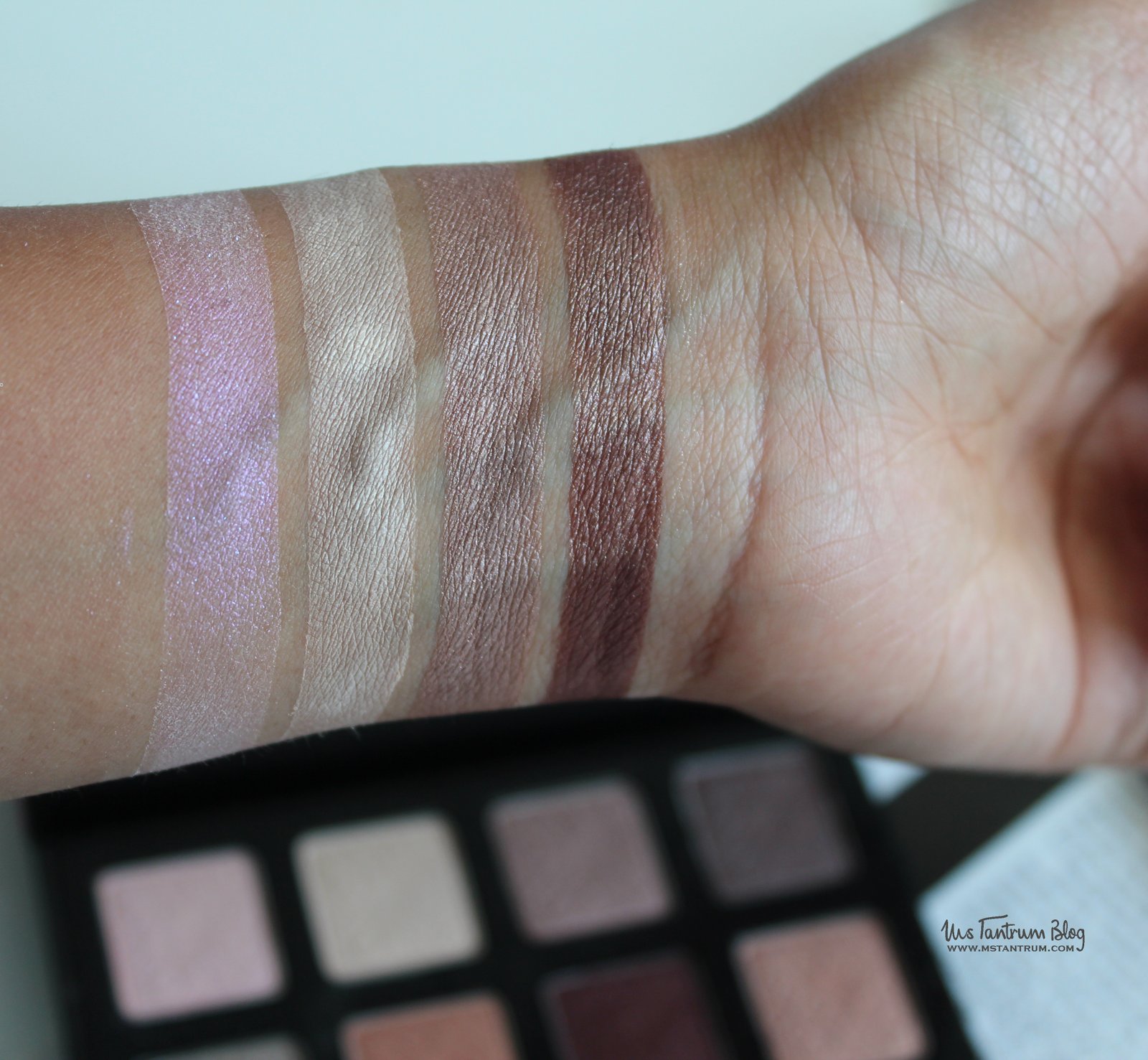 Sigma Beauty Warm Neutrals Palette Swatches