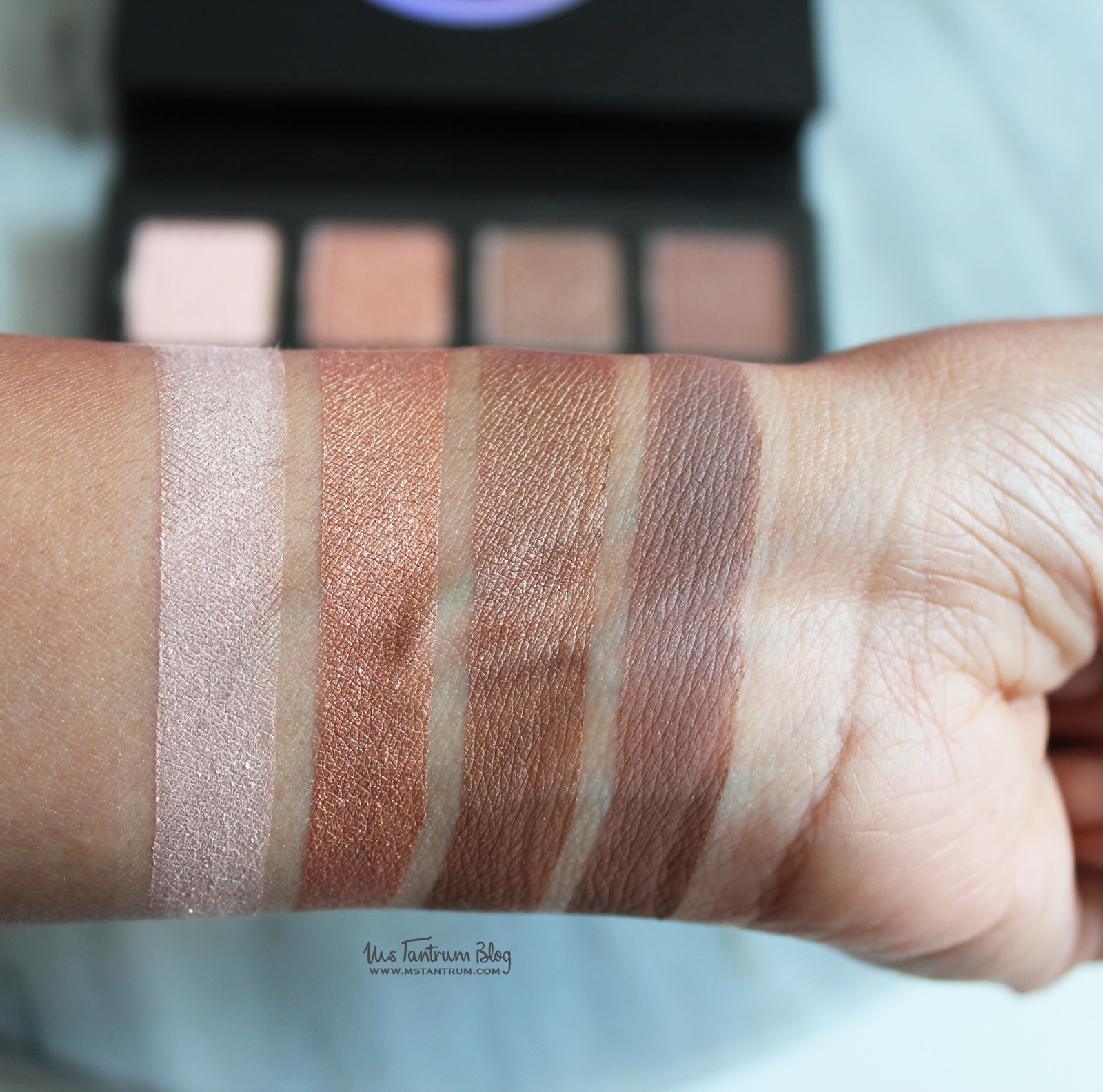 Sigma Beauty Smokey Screen Palette Swatches