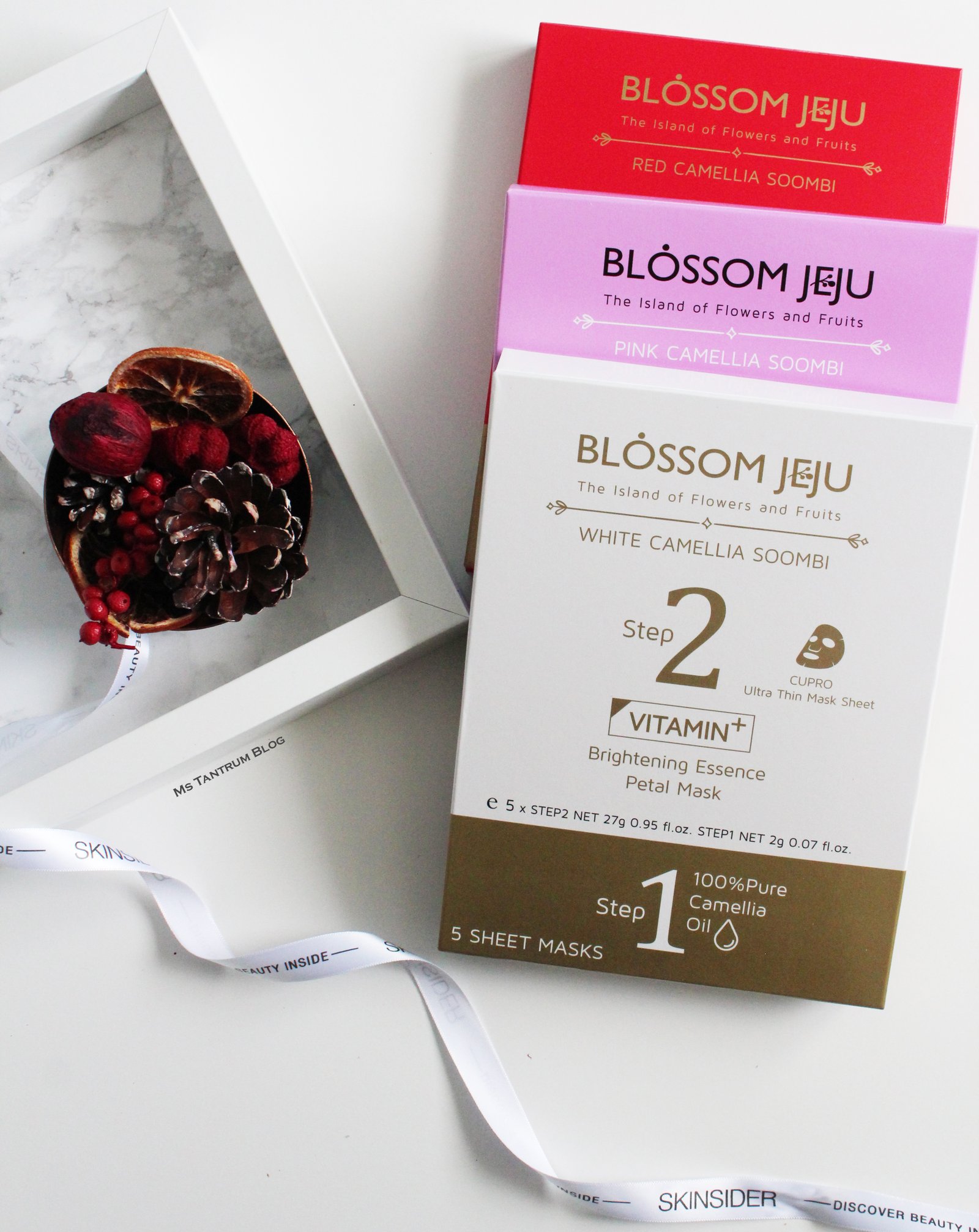 Blossom Jeju Sheet Masks from Skinsider