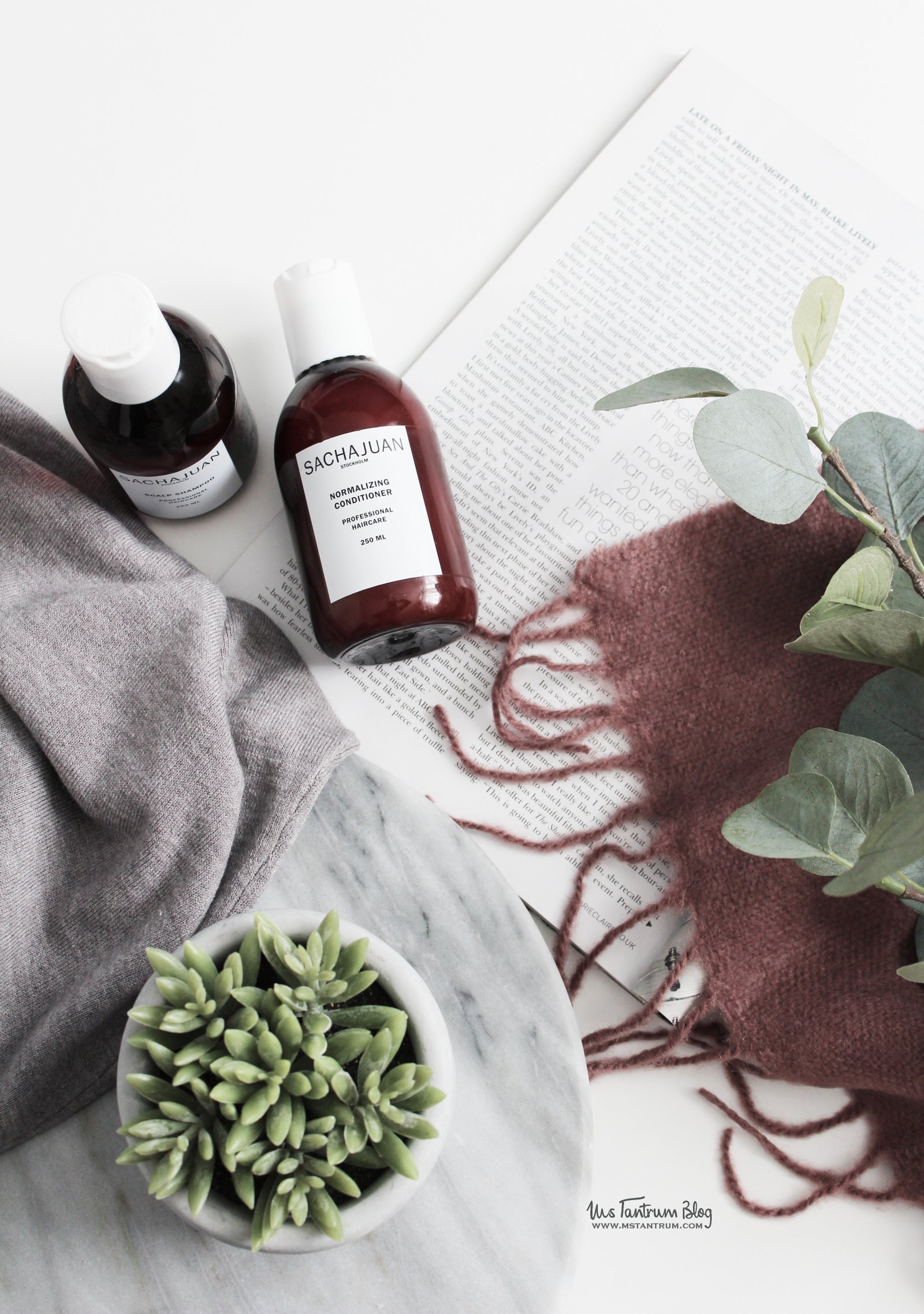Sachajuan Haircare for dry itchy scalp on Ms Tantrum Blog