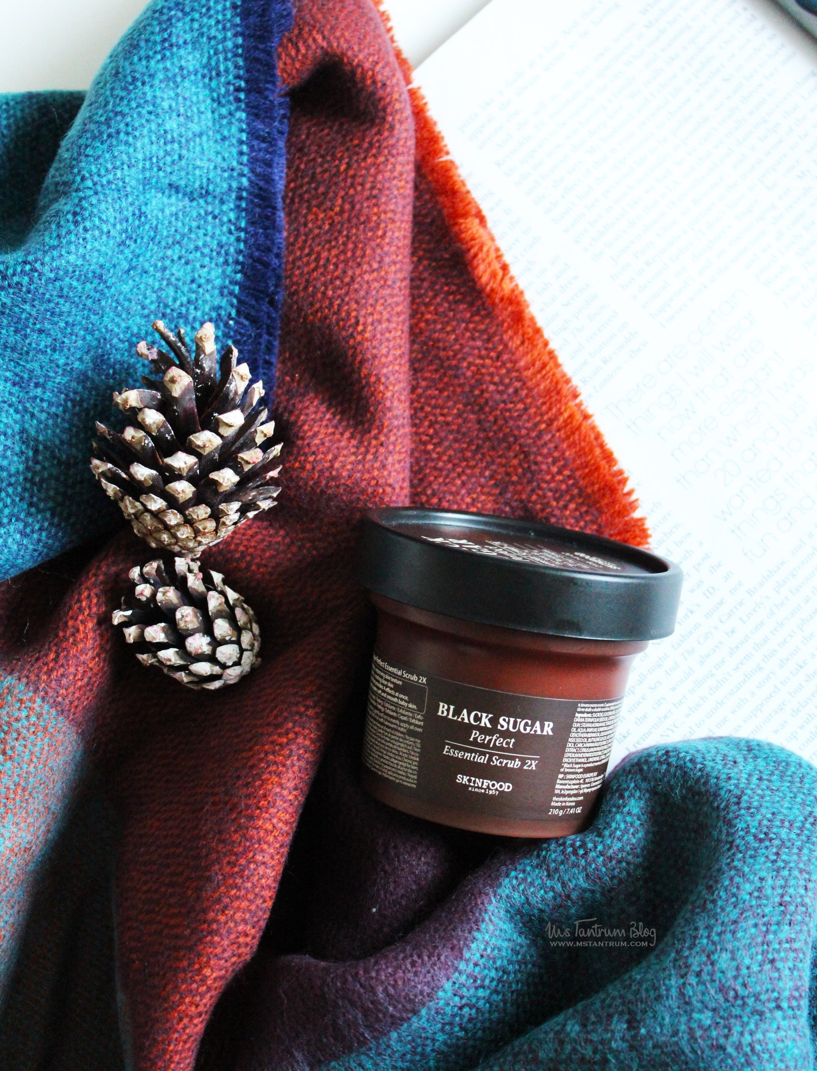 SkinFood Black Sugar scrub on Ms Tantrum Blog