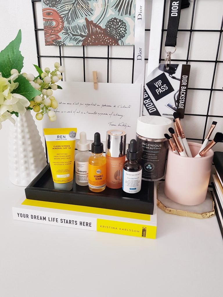 Zinc + COllagen - Ms Tantrum Blog - Ingenius Collagen+, Vitamin C Serums, DayTox Vitamin C serum, Omorovicza daily vitamin C, Ren Mineral clean spf, Skinceuticals Phloretin CF
