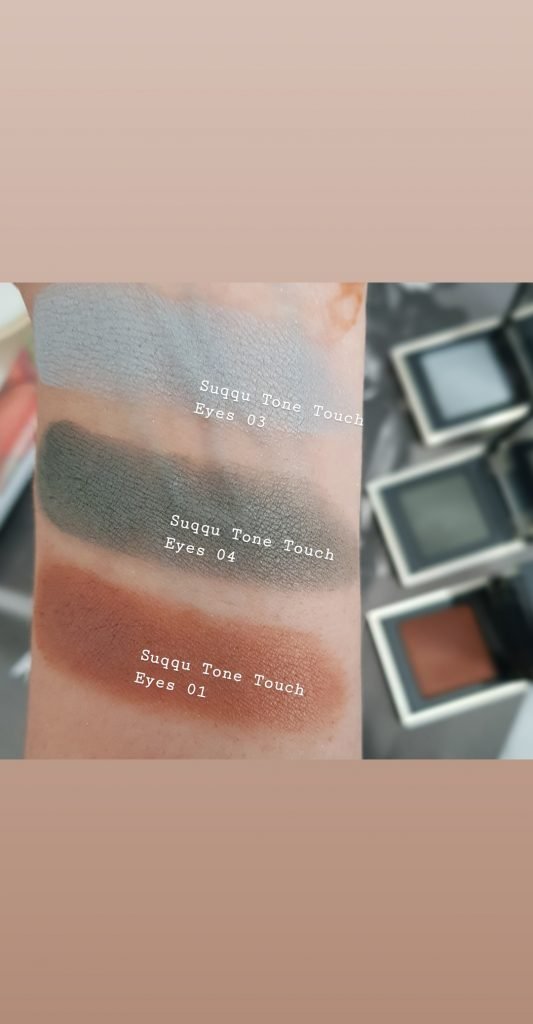 SUQQU Tone Touch Eyes Swatches