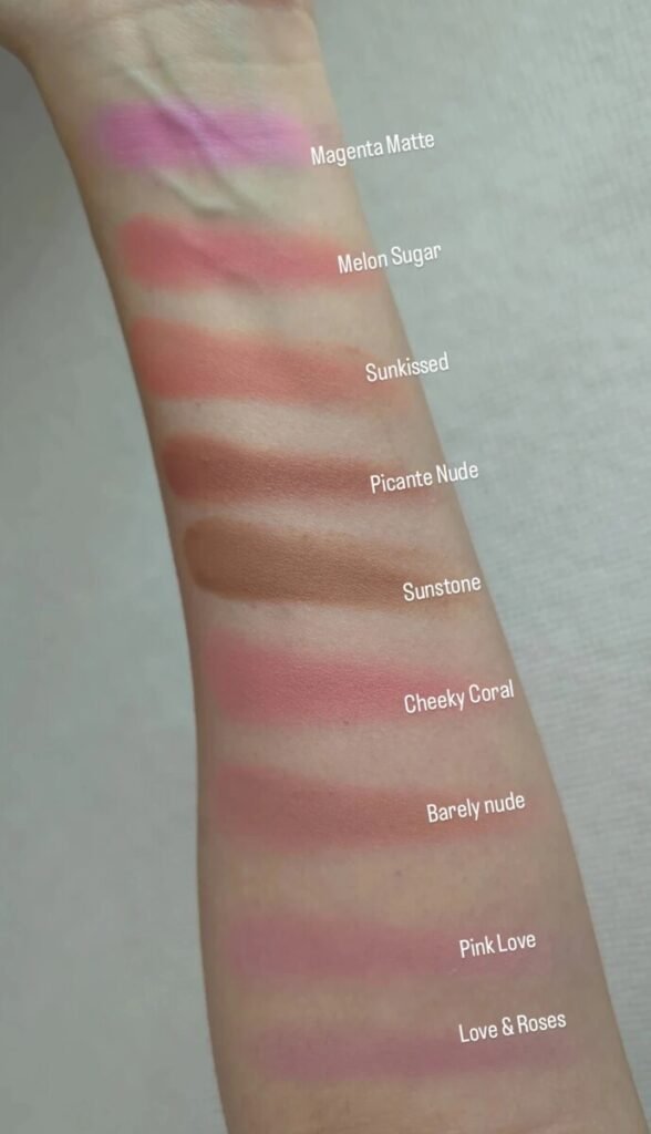 Nudestix STAX swatches - That September Muse