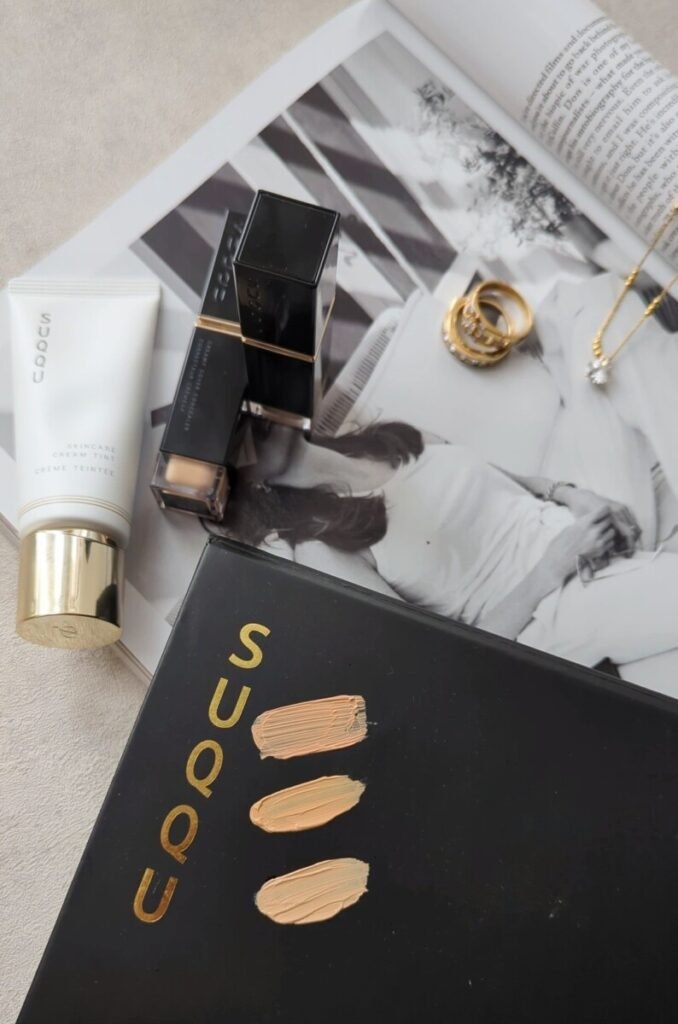 SUQQU Tint and concealer swatches